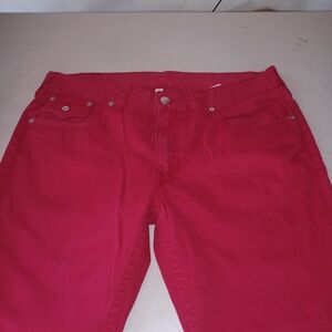 Men's Red Jeans